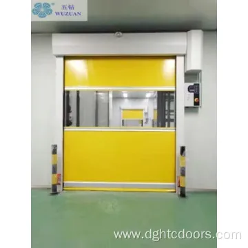 Geomagnetic Electric PVC High Speed Rolling Door